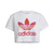adidas Marimekko CROP TEE WHITE/VIVID RED/TEAM REAL MAGENTA H20482画像