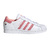 adidas SUPERSTAR W FOOTWEAR WHITE/FOOTWEAR WHITE/RAY PINK H03895画像