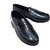 Quoddy Trail Moccasin TRUE PENNY LOAFER black chrome画像