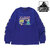 X-LARGE L/S TEE SNAKE CHARMER BLUE 101212011045画像