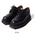 glamb Shark sole wing tip shoes Black GB0321-AC03画像