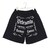 VETEMENTS BLACK LABEL LOGO SHORTS UA52TR400画像