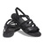 crocs Tulum Glitter Sandal W Black Glitter/Black 206737-0L9画像