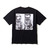 SOLID ASTRONAUT BACK PRINT T-SHIRT BLACK SA-0118画像