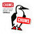 CHUMS Car Sticker Booby Bird Small CH62-1625画像