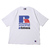 atmos &times; Russell Athletic LOGO TEE WHITE MAT21-SM018画像