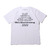 White Mountaineering BIG W LOGO PRINTED T-SHIRT WHITE WM2171534画像