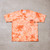 VALENCIANO by KELME TYE-DYE T-SHIRT ORANGE KV602-227画像