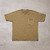 VALENCIANO by KELME PIGMENT DYED T-SHIRT OLIVE KV601-34画像