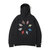 adidas SHATTERED TREFOIL HOODY BLACK/MULTI COLOR H37732画像