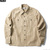 BLUCO STANDARD WORK SHIRTS L/S (BEG-BRN.STP) OL-109-021画像