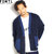 FDMTL FLEECE CARDIGAN NAVY画像