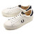 FRED PERRY SPENCER LEATHER PORCELAIN/NAVY B2333-254画像