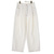 URU COTTON DENIM / TUCK PANTS - white - 21FCD03A画像