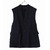 URU WOOL STRIPE BELTED VEST 21FWS01画像