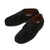 Padmore & Barnes Willow Low Suede -CREPE BLACK- M387画像
