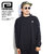 reversal URBAN SWEAT LOGO TAPE CREW NECK -BLACK- RV21AW204画像
