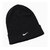 NIKE Cuffed Swoosh Beanie Black CW6324-010画像