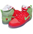 NIKE SB DUNK HI PRO QS STRAWBERRY COUGH university red/spinach green CW7093-600画像