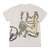 Cactus Jack &times; Fragment Design KAWS FOR FRAGMENT TEE AGED YELLOW画像