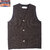 Trujillo's SOLID V/N VEST brown画像