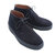 SANDERS 9877 SUEDE BRIT CHUKKA black suede画像