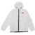 PLAY COMME des GARCONS × K-WAY PACKABLE FULL ZIP JACKET WHITE画像