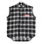 VETEMENTS MY NAME IS VETEMENTS SLEEVELESS FLANNEL SHIRT UE52SH280画像