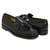 G.H.BASS LAYTON II MOC KILTIE LOAFER BLACK LEATHER (LEATHER SOLE) BA11025H-000画像