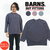 BARNS 90s 9分袖 スウェット トレーナー 無地 BR-22111画像