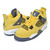 NIKE AIR JORDAN 4 RETRO (GS) LIGHTNING tour yellow/dark blue grey 408452-700画像