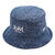 NEW ERA バケット01 X-girl ミルズロゴ ウォッシュドデニム 13056174画像
