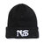 APPLEBUM &times; Nas NEW ERA CUFF KNIT BLACK画像