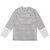 PLAY COMME des GARCONS MENS Small Red Heart Striped L/S T-Shirt GRAYxWHITE画像