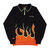 SUPPLIER FIRE PATTERN HALF ZIP KNIT BLACK/ORANGE画像