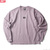 OBEY HEAVYWEIGHT TEES L/S "OBEY BLACK BAR" (LILAC CHALK)画像