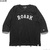 ROARK REVIVAL &ldquo;MEDIEVAL LOGO&rdquo; 3/4 SLEEVE TEE (BLACK) RFTJ800画像