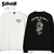 Schott SKULL EMBROIDERY LS T-SHIRT 3113176画像