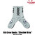 COOKMAN RIB CREW SOCKS CHECKER GRAY 233-21969画像