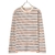 URU COTTON BORDER LONG SLEEVE TEE 22SUC07画像