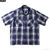 BLUCO OMBRE WORK SHIRTS S/S (NAVY) OL-108TO-022画像