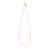 XOLO JEWELRY Round link necklace 24K ALL coating XON006-AG画像