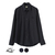 GOLD CRAPE TWILL REGULAR COLLAR SHIRT 22A-GL28942画像