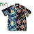TWO PALMS CRAZY PATTERN RAYON HAWAIIAN SHIRTS black画像