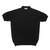 JOHN SMEDLEY MENS SHIRT F/C STAND COLLAR BLACK画像