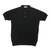 JOHN SMEDLEY MODERN FIT KEIRAN MENS SHIRT F/C STAND COLLAR BLACK画像