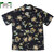 TWO PALMS TURTLES RAYON HAWAIIAN SHIRTS black画像