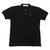 PLAY COMME des GARCONS MENS BLACK HEART POLO SHIRT BLACKxBLACK画像