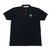 PLAY COMME des GARCONS MENS GREEN HEART POLO SHIRT NAVYxGREEN画像