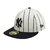 NEW ERA LP59FIFTY MLB 2-Tone ニューヨーク・ヤンキース クロームホワイトネイビーストライプ ネイビーバイザー 13327779画像